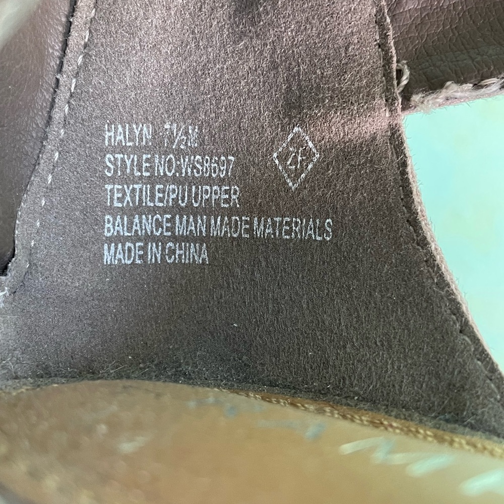 Rampage Embossed Taupe Sandals - Picture 8 of 8